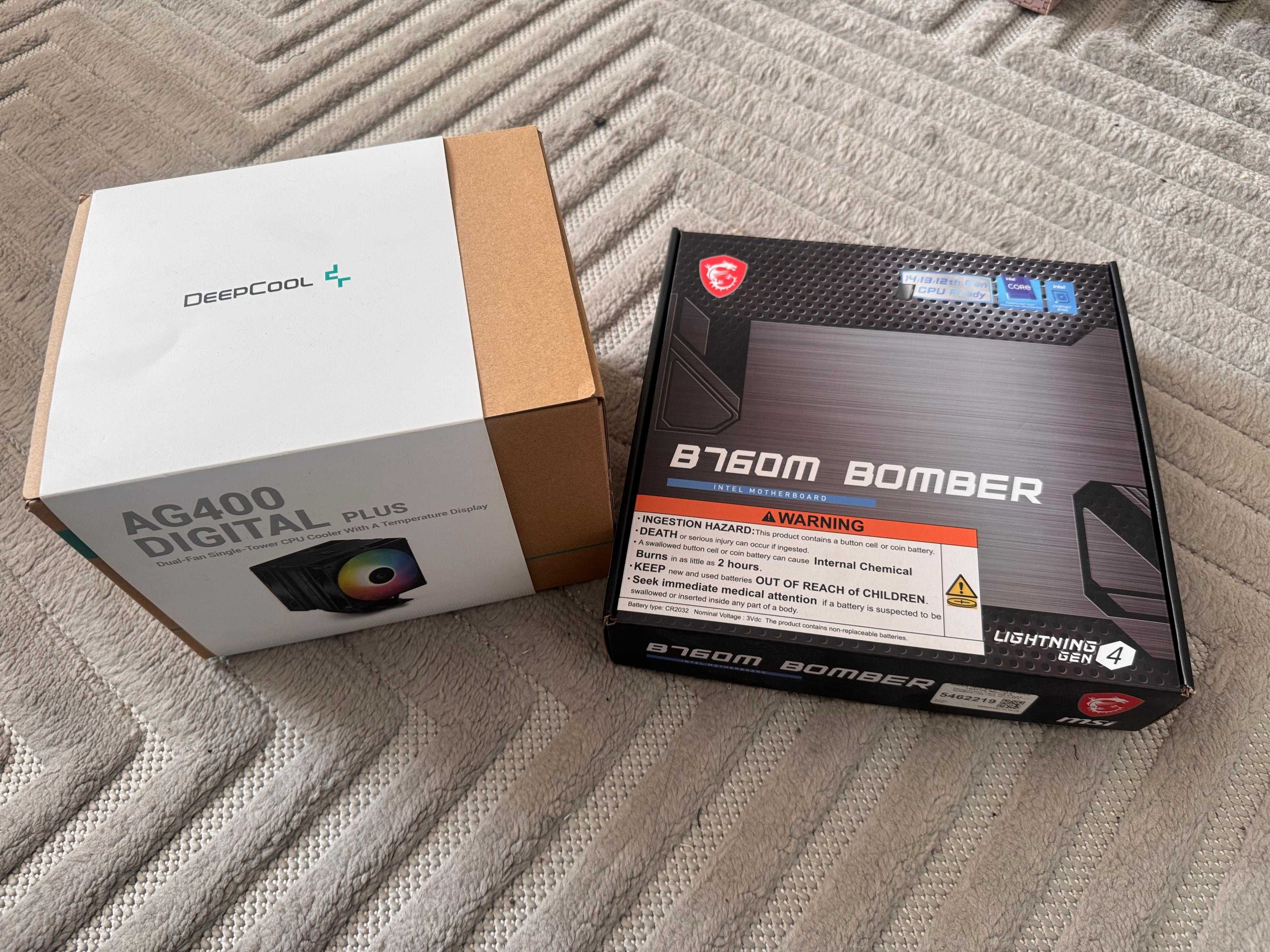 Intel i5-13400F + MSI B760M Bomber(DDR5) + DeepCool AG400 Digital