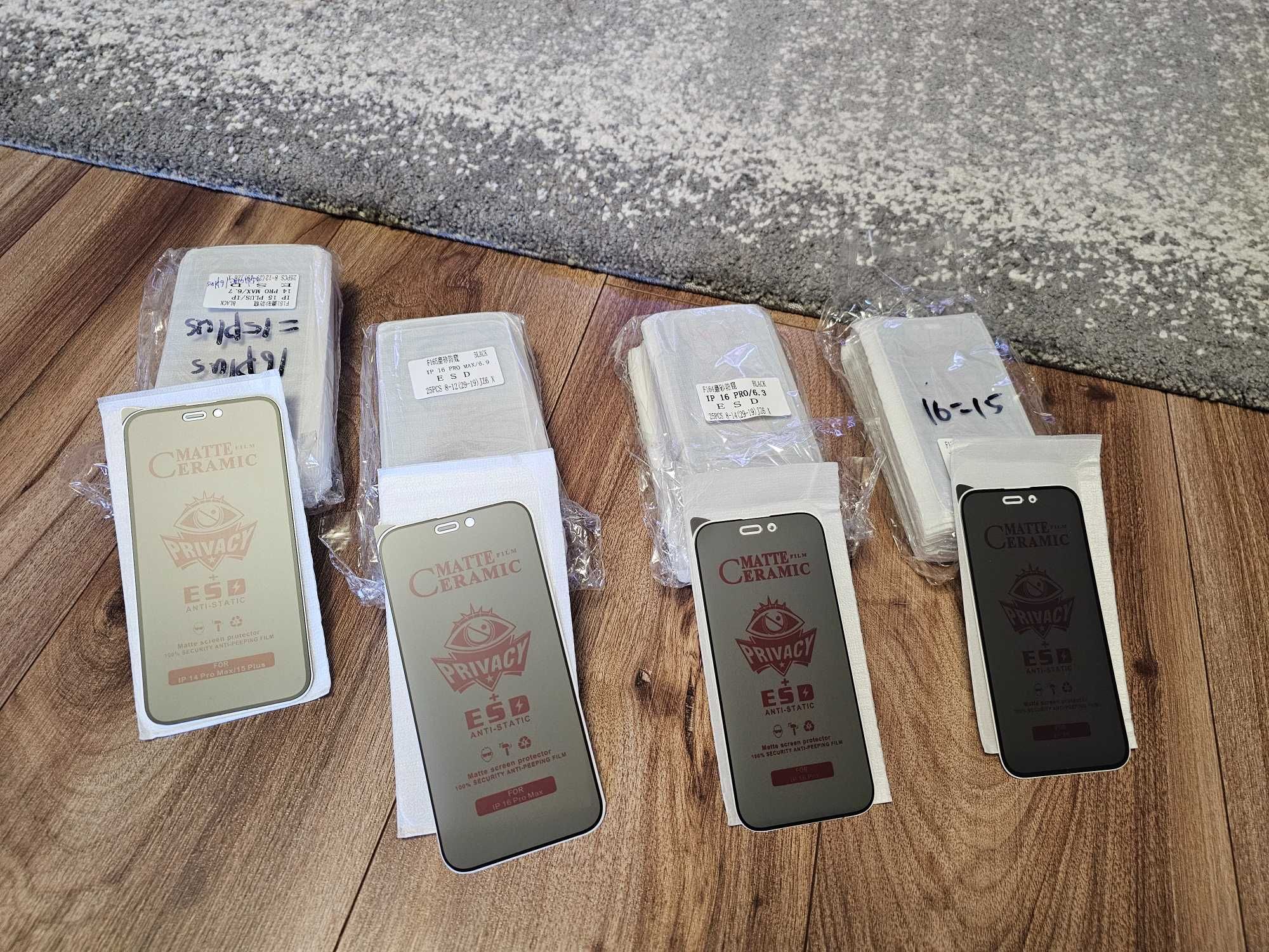 Folie Iphone 16/16 Pro/16 Pro Max/16 Plus Privacy Mata Ceramica