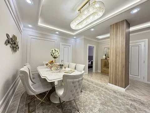 3-комнатная квартира с дизайнерским ремонтом; Muhtasham — центр 100м2