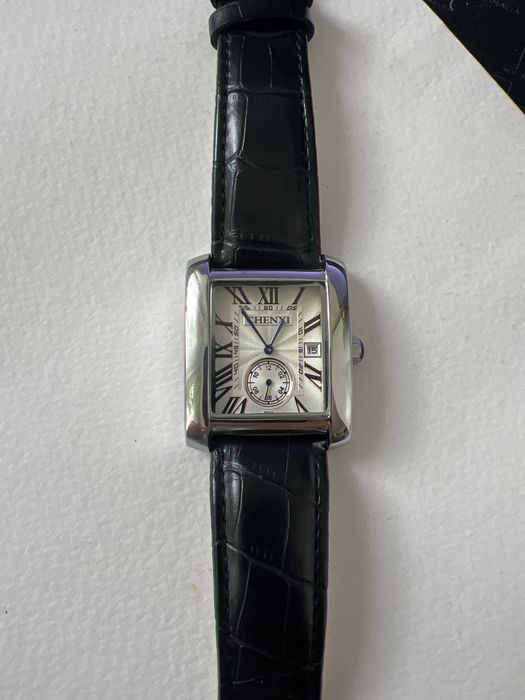 Ceas Quartz inox, Tank Solo men