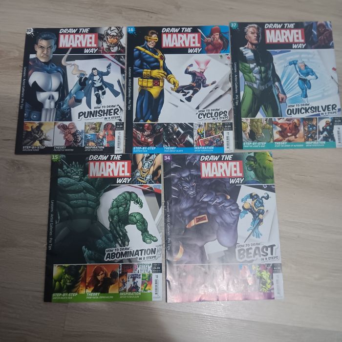 Reviste "draw the marvel way"