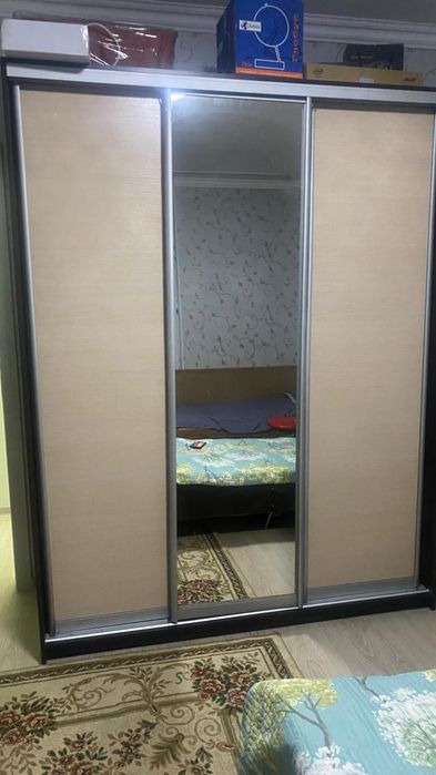 Большой шкаф с зеркалом