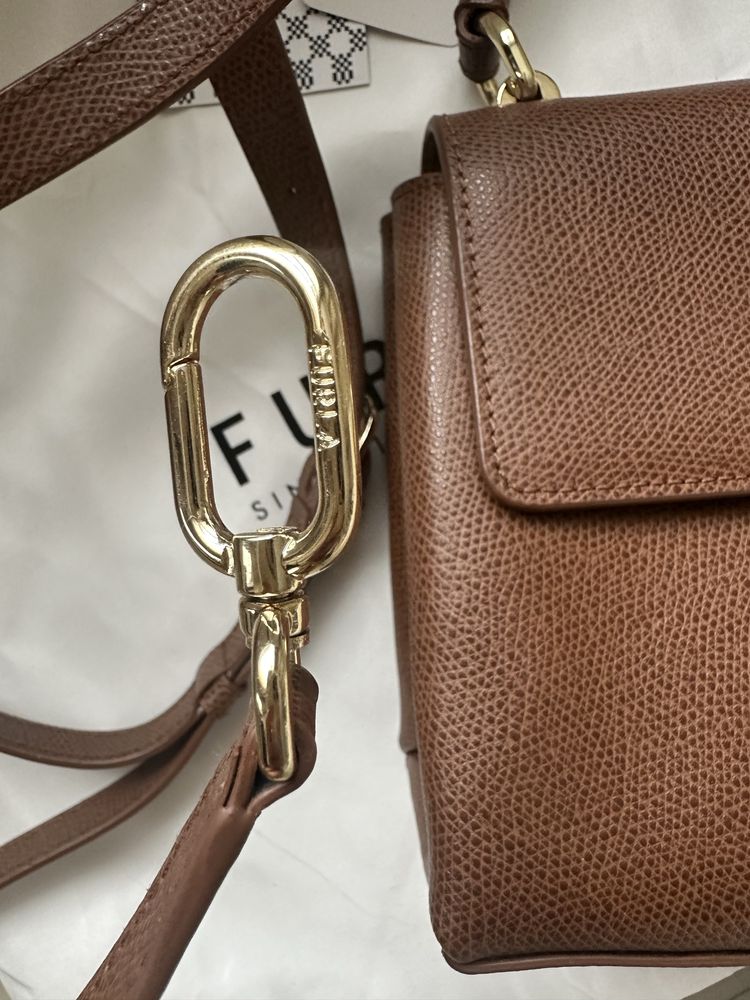 Дамска чанта Furla 1927 в кафяв цвят