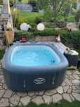 Minipiscina cu hidromasaj Bestway Lay-Z-Spa, 196x71 cm Hawaii