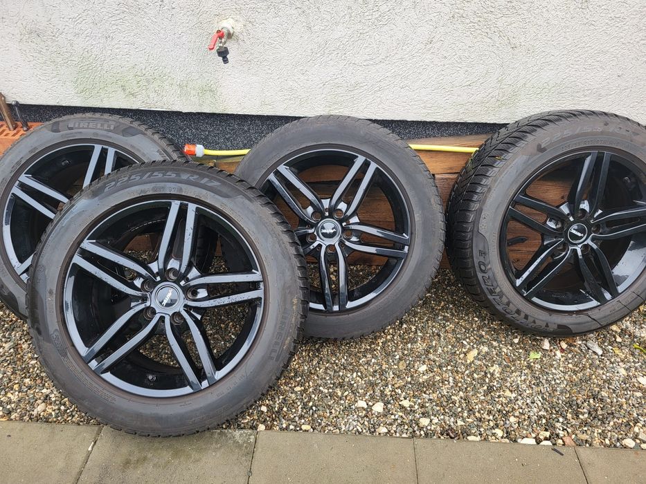 Jante aliaj BMW X1   225/55/R 17 pirelli RunFlat + senzori presiune