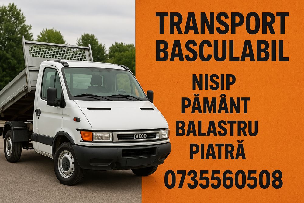 Aduc la comanda nisip,balastru,piatra.