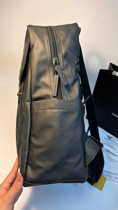 Emporio Armani Geantă rucsac, piele voiaj