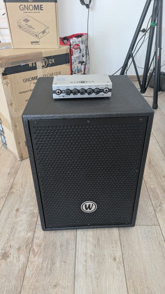 Head + cabinet chitară bass Warwick Gnome 200w
