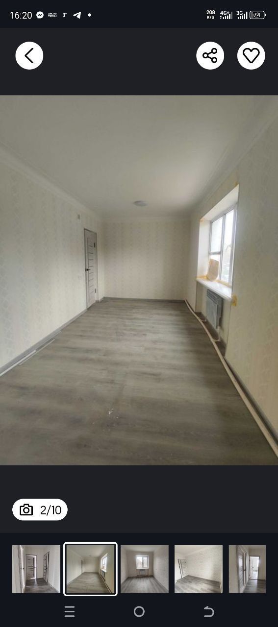 Продам квартиру парк фурката 2/2/4 своя
