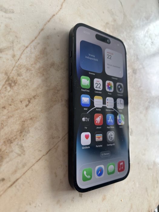 Iphone 14 Pro negru 128gb liber de retea