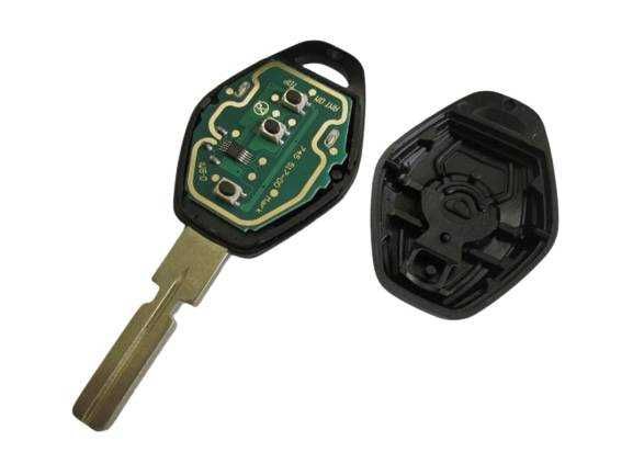 Автоключ за BMW тип "ромб" с 3 бутона и профил HU58 комплект (433 MHz)