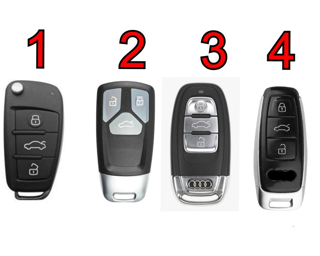 Калъф за ключ Audi A3 A4 S4 A6 S6 A7 S7 A8 S8 Q2 Q3 Q5 SQ5 Q7 Q8 SQ8