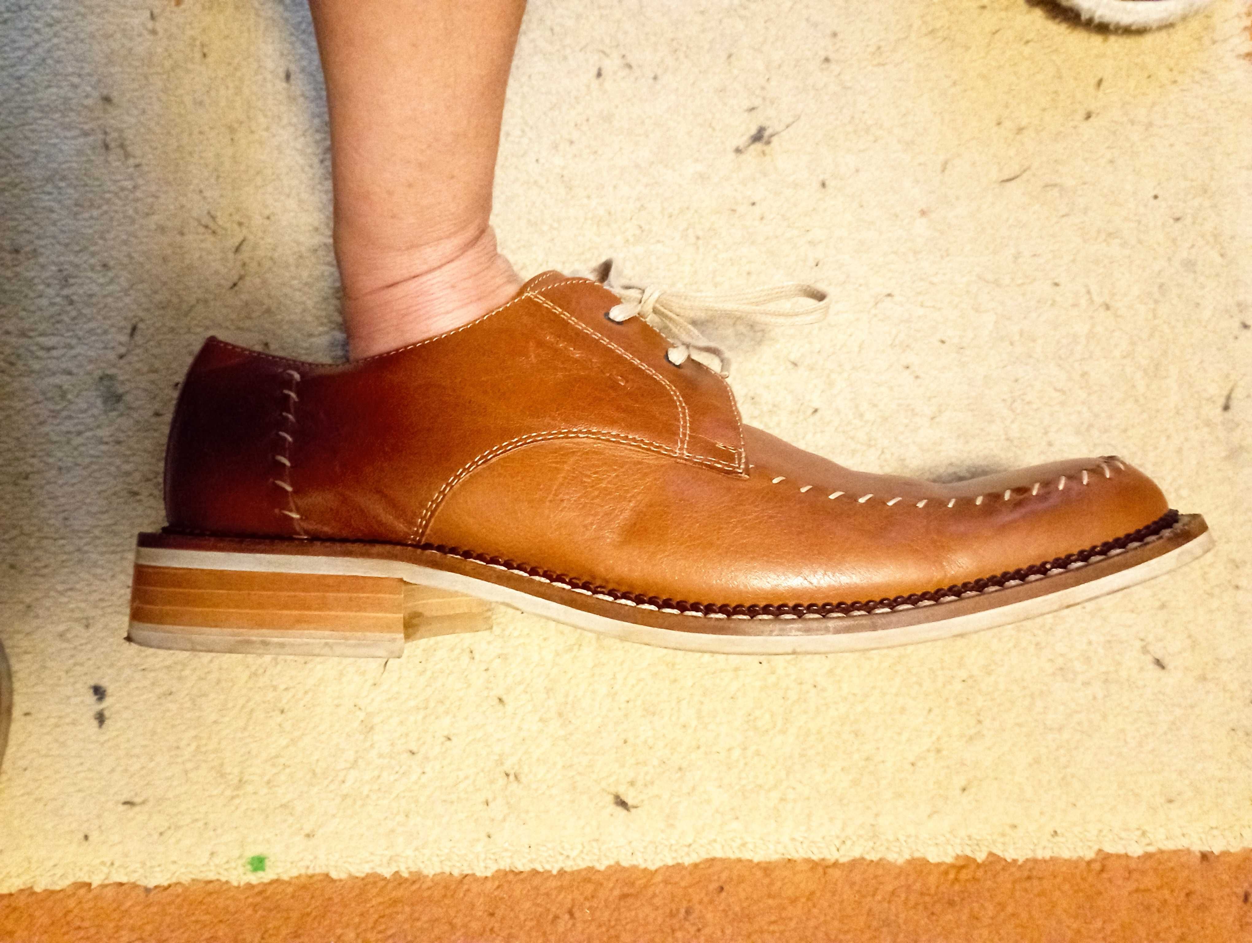 Дерби обувки от естествена кожа на FRANSI, N45