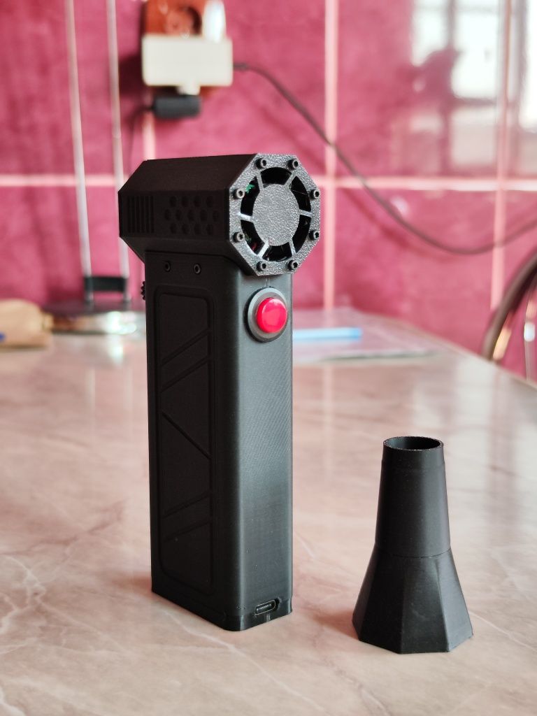 Suflantă electrică portabilă cu acumulator Li-ION