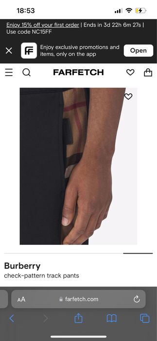 Pantaloni trening Burberry noi