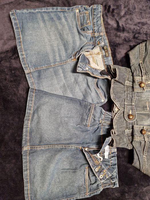 Fustă blugi și sacou blugi fetițe