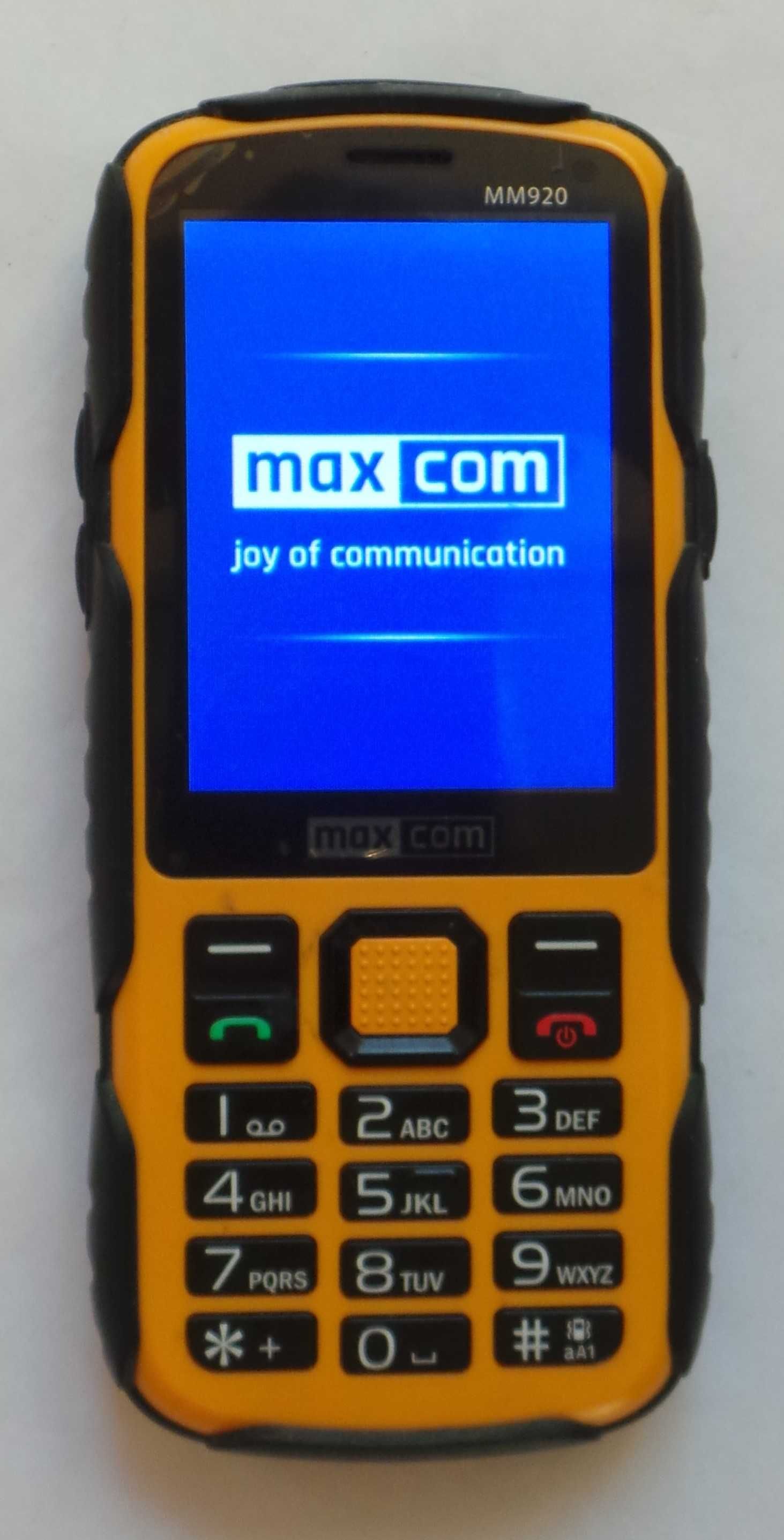 Telefon mobil MaxCom Strong MM920 IP67 Yellow+BONUS