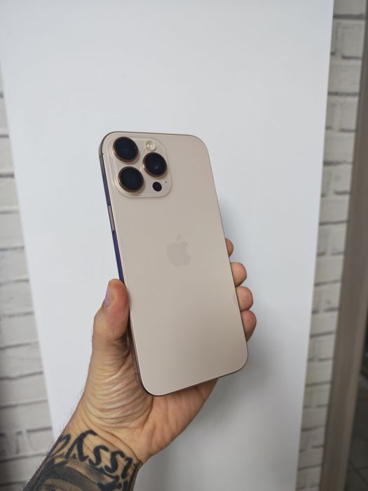 iPhone 16 Pro Max Gold 100%Bat Că Nou Garanție totul original