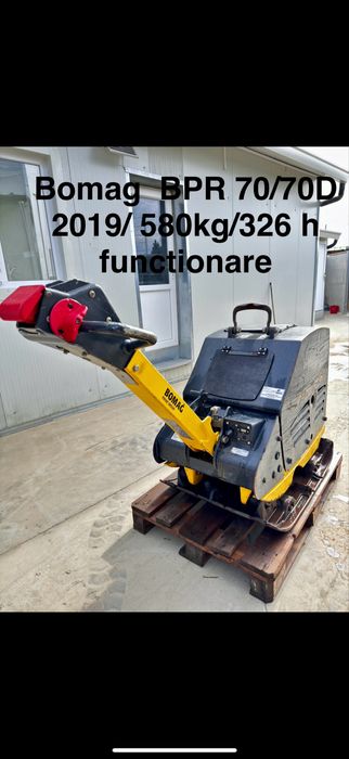 Talpa / placa compactoare Bomag BPR 70/70D / 580 kg / 2019 / 326h