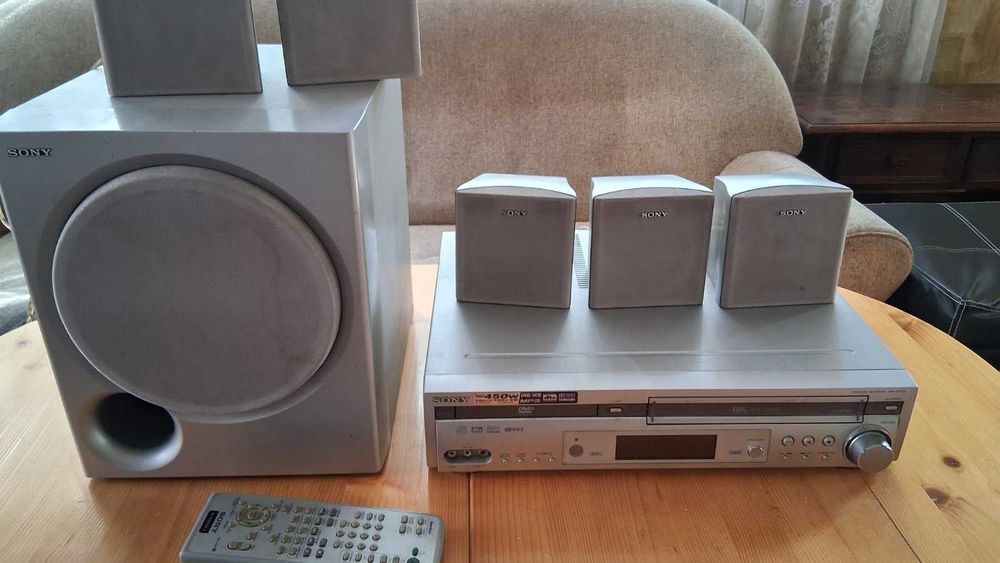 система за домашно кино sony 450 w 5 говорителя и бас каси