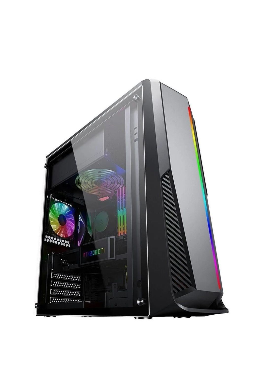CARCASA PC Inaza Shield Atx Black+3 ventilatoare
