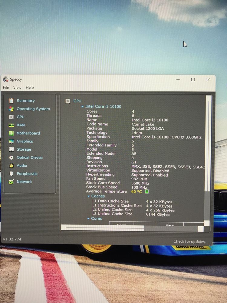 PC gaming Win 11 Pro, Nvidia GTX 1650 4gb,I3-10100F 3.6 gHz,Zalman