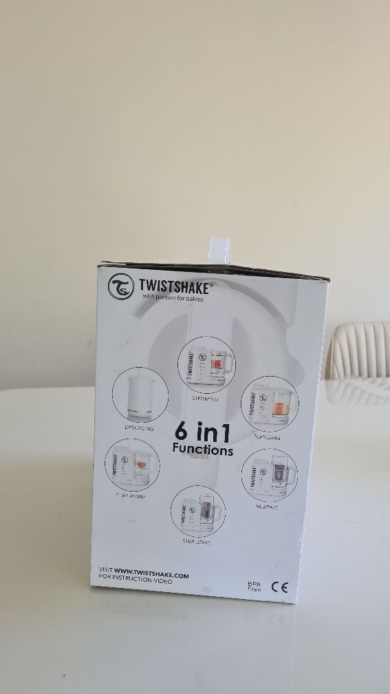 Уред за приготвяне на храна ТWISTSHAKE 6 in1 baby food processor