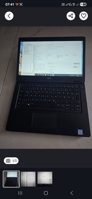Laptop Dell 5490, i5-8250,  ram 16gb, ssd 512gb, bat 3 ore