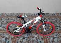Bicicletă copii 20’ Scott Voltage JR20 MTB, 12 viteze, ALUMINIU – alb