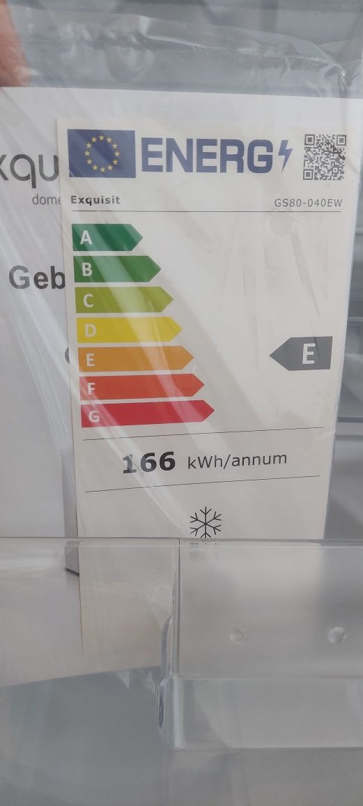 Фризер Exquisit GS80-040EW, 91 л