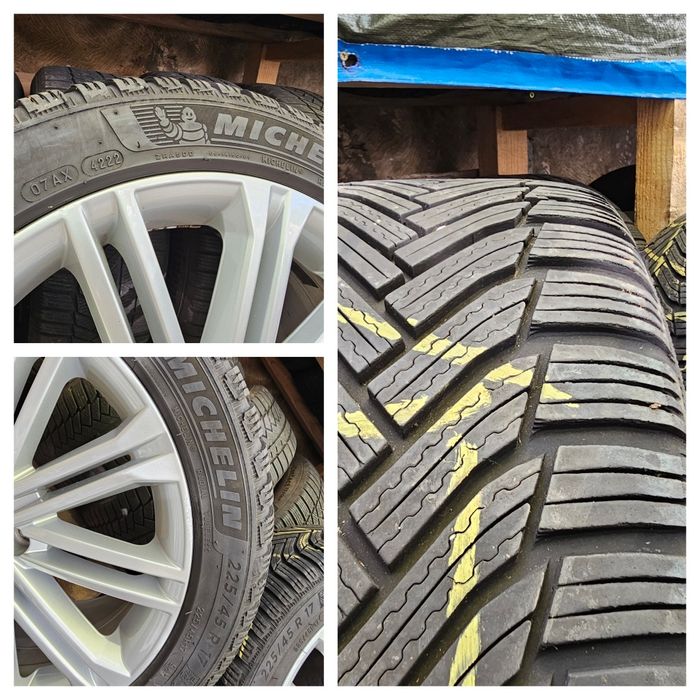 Jante aliaj 17" Skoda/Volkswagen/Seat/Audi cu anvelope iarna 225/45/17