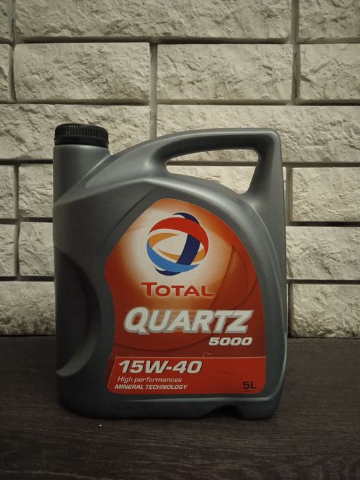 Моторное масло TOTAL Quartz 5000 15W40 API SL/CF 5л