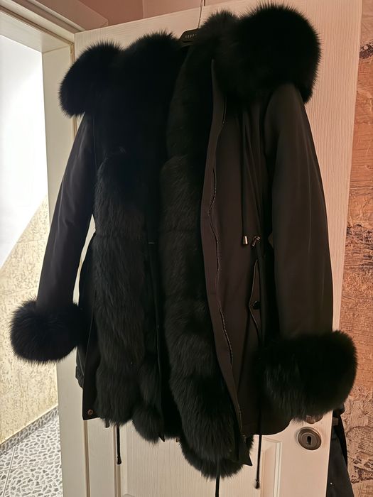 Зимно Яке с естествен косъм