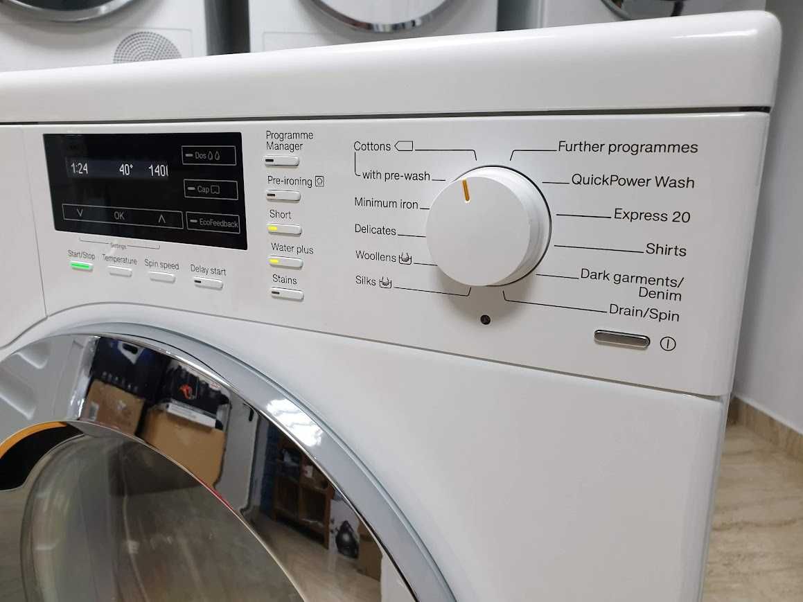 1600rpm TwinDos Miele Пералня Миеле 12м Гаранция