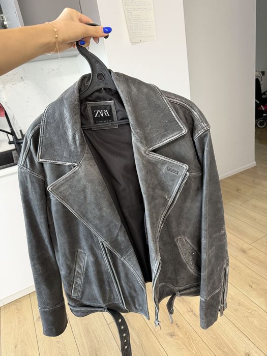 Кожаная куртка Zara