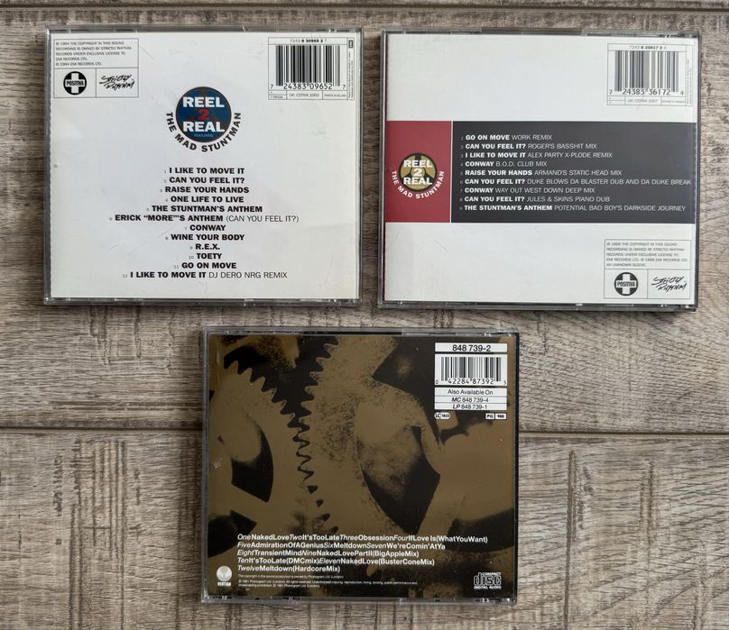 Cd-uri eurodance 90’s - Captain Hollywood Project/Reel 2 Real/ Quartz