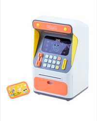 Pusculita ATM copii ZA3998, Plastic, Functie sunet/lumina