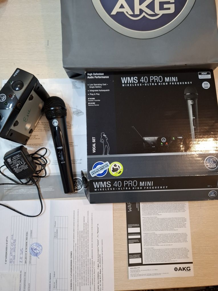 AKG WMS 40 Mini Vocal Set безжичен микрофон