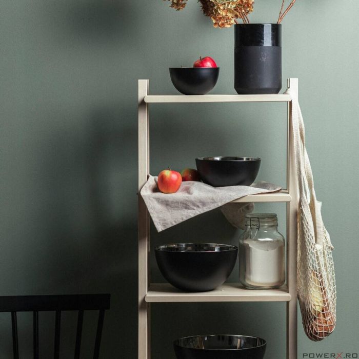 Bol din otel inoxidabil, vas pentru bucatarie, capacitate 3.8 litri,