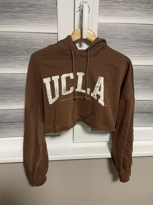 кафява къса блуза