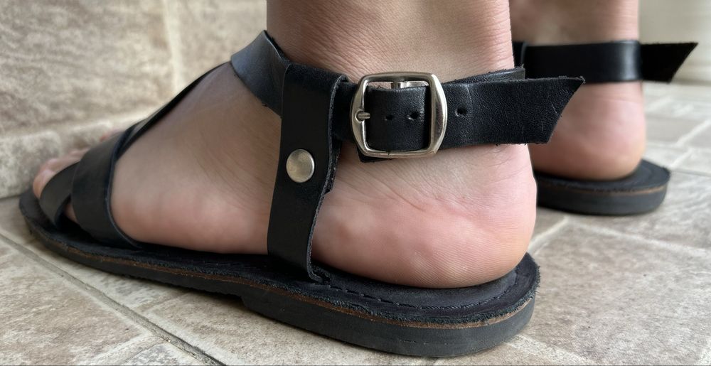 Sandale grecesti din piele