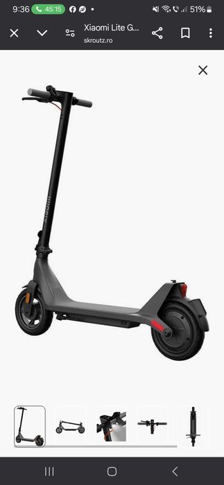 Vând trotinetă electrică Xiaomi 4 lite (2nd   Gen)