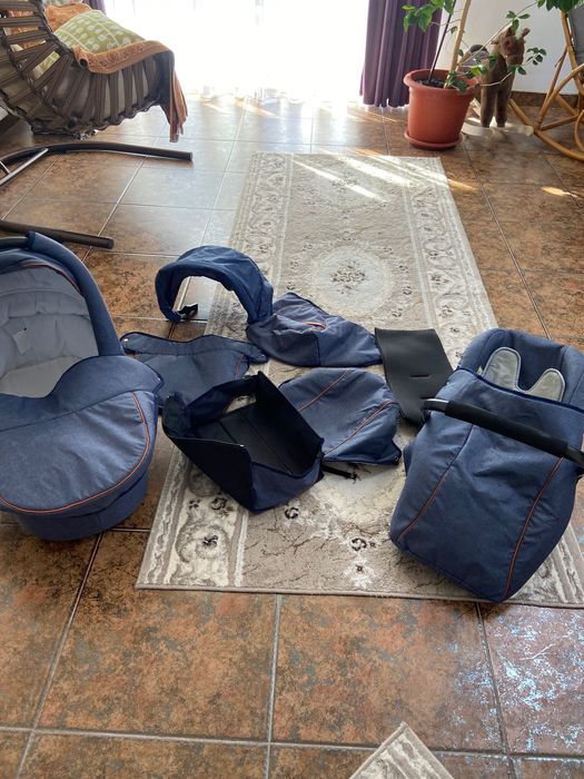 Carut copil , scoica si landou