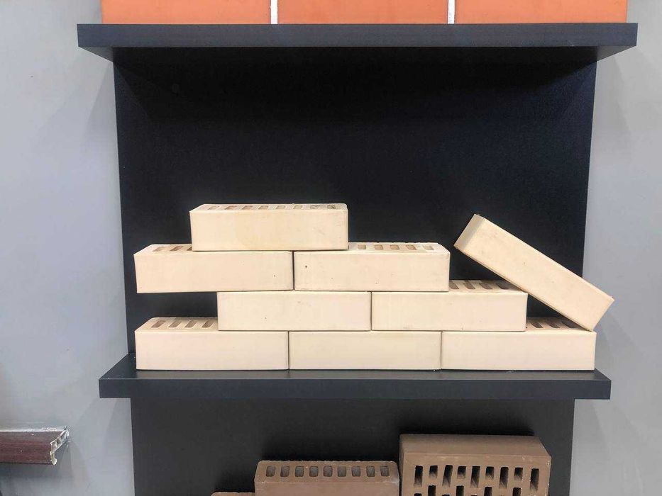 Кирпич облицовочный Бежевый Белый в Алматы