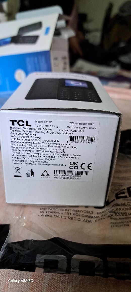 Продавам TCL onetouch чисто нов