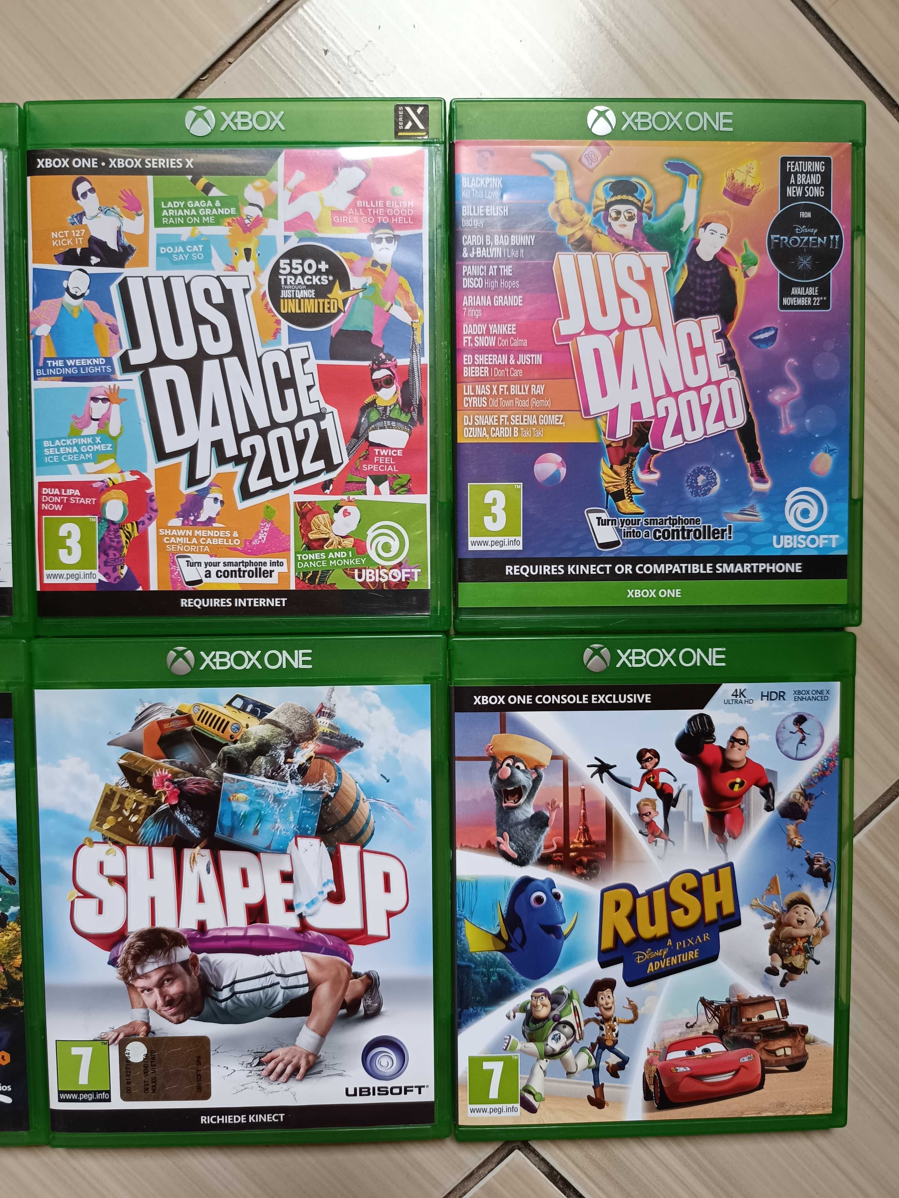 Xbox One Kinect Sports Rivals Just Dance Shape Up Rush Disneyland Zoo