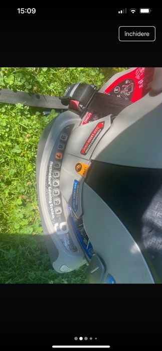 Scaun de masina copii cu isofix, model Chicoo Nextfit iX