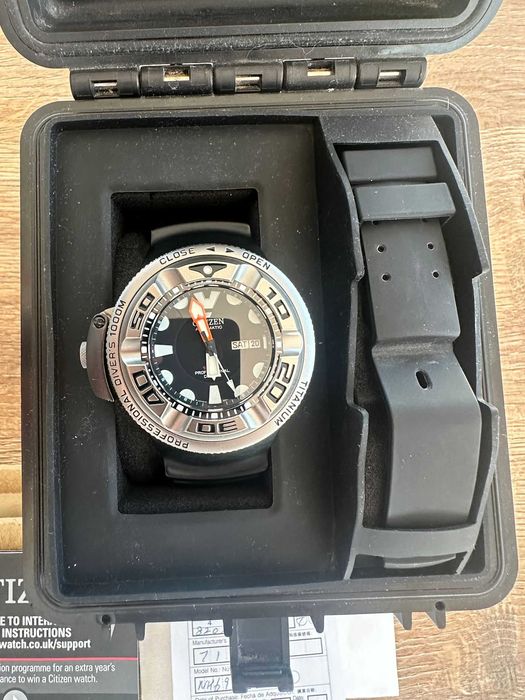 Ceas raritate - Citizen Autozilla diver 8209-T001408 1000m