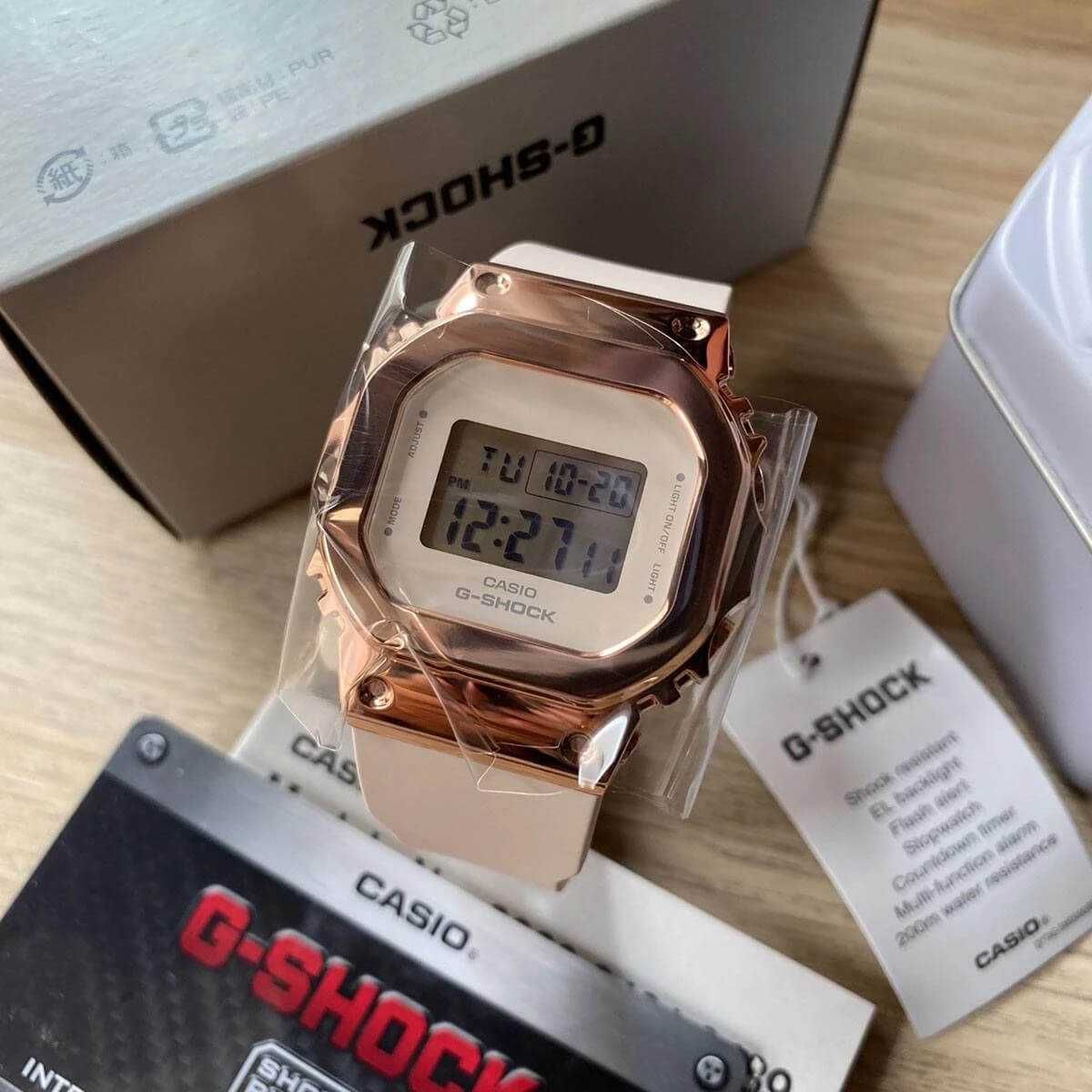 Дамски часовник Casio G-Shock GM-S5600PG-4ER