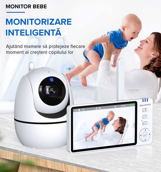 Baby Monitor WiFi Performtech™ NightVision HD, Suport Baby Monitor